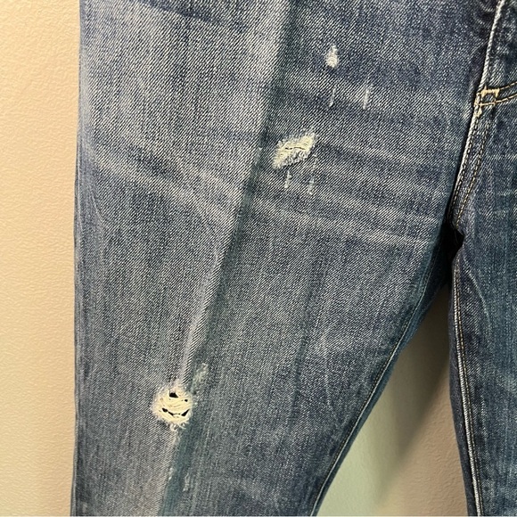 Lucky Brand Women's Sienna Slim Boyfriend Jeans Sz 26 Distressed Button Fly - Picture 3 of 15